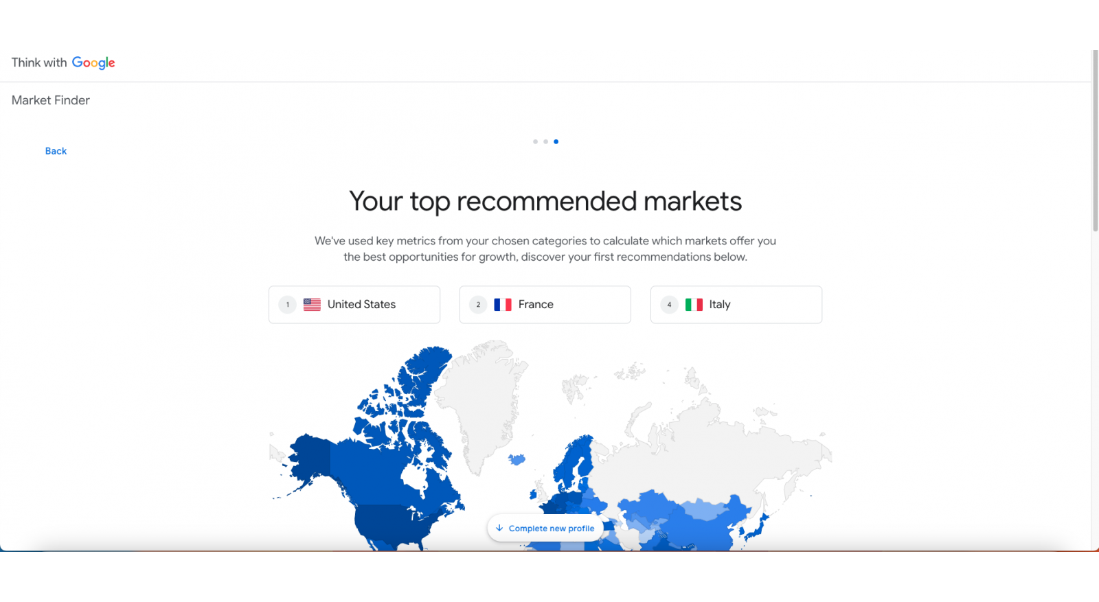 Google Market Finder推薦國外市場